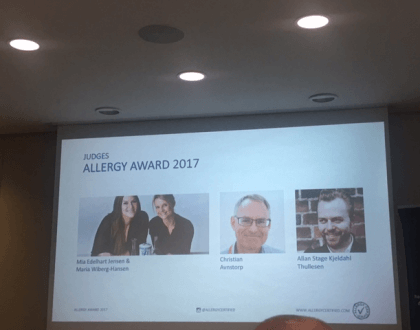 Vores fantastiske dag som dommere i AllergyAward - London 2017