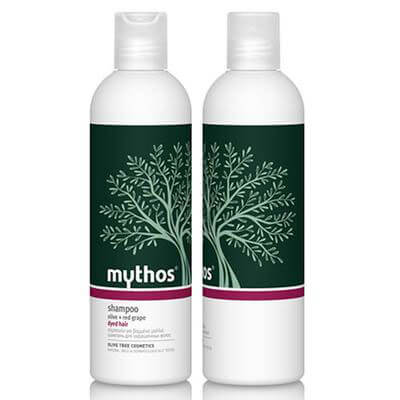 Mythos Shampoo Olive + Red Grape - 300 ml.